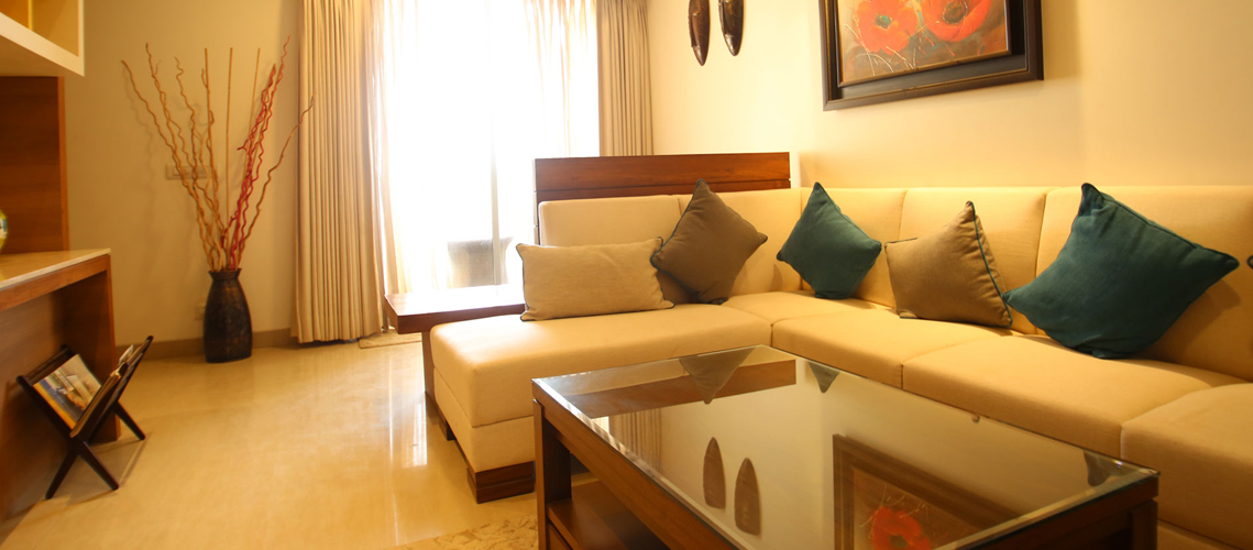 Mahima Bellevista  Living Room 3 BHK flat
